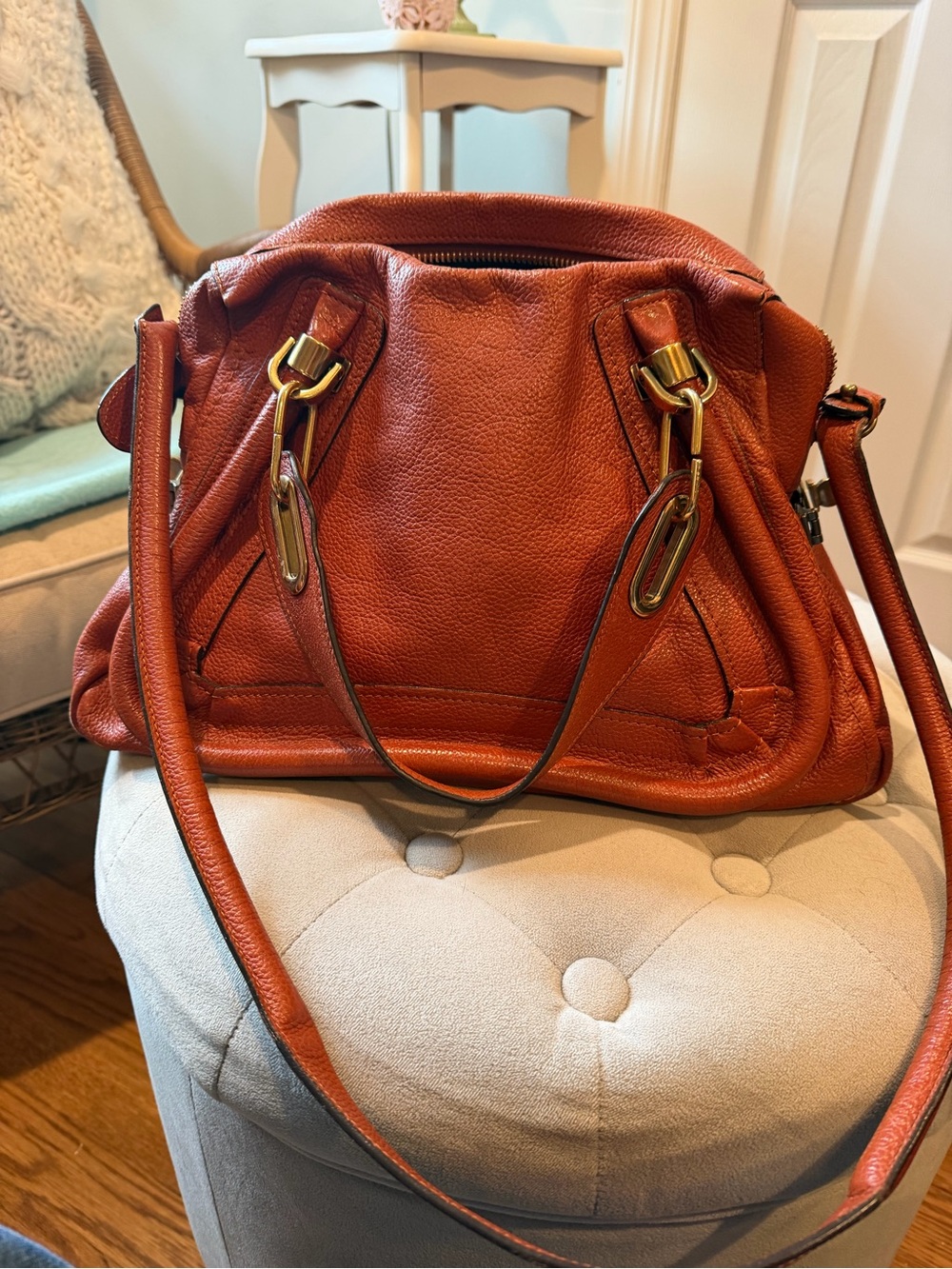 Chloe Medium Paraty in caramel vintage! Beautiful leather!